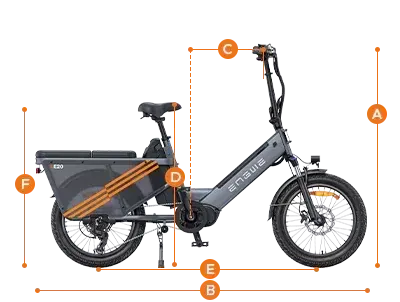 Engwe LE20 Electric Cargo Bike image 2