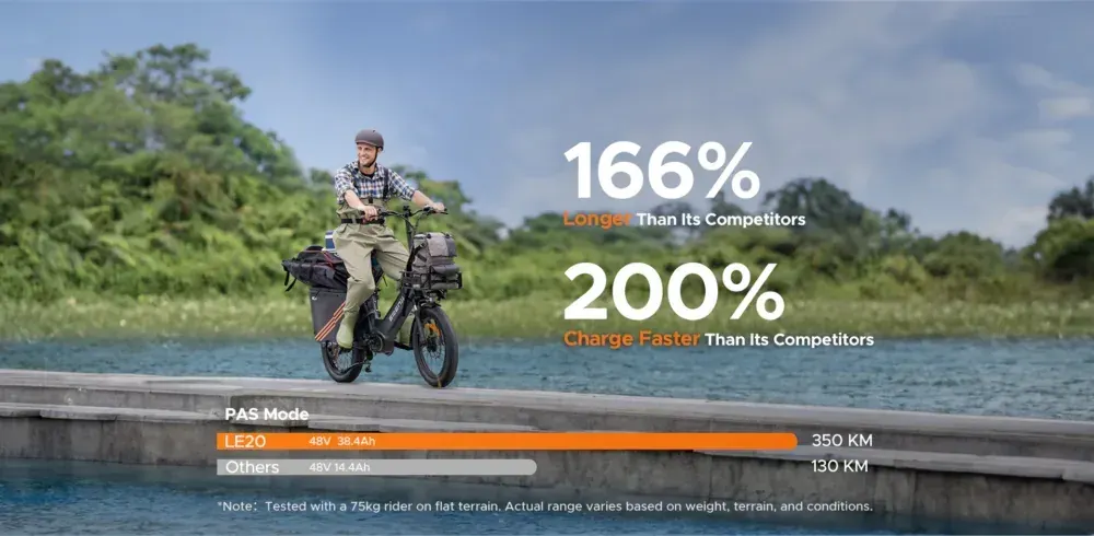 Engwe LE20 Electric Cargo Bike image 6