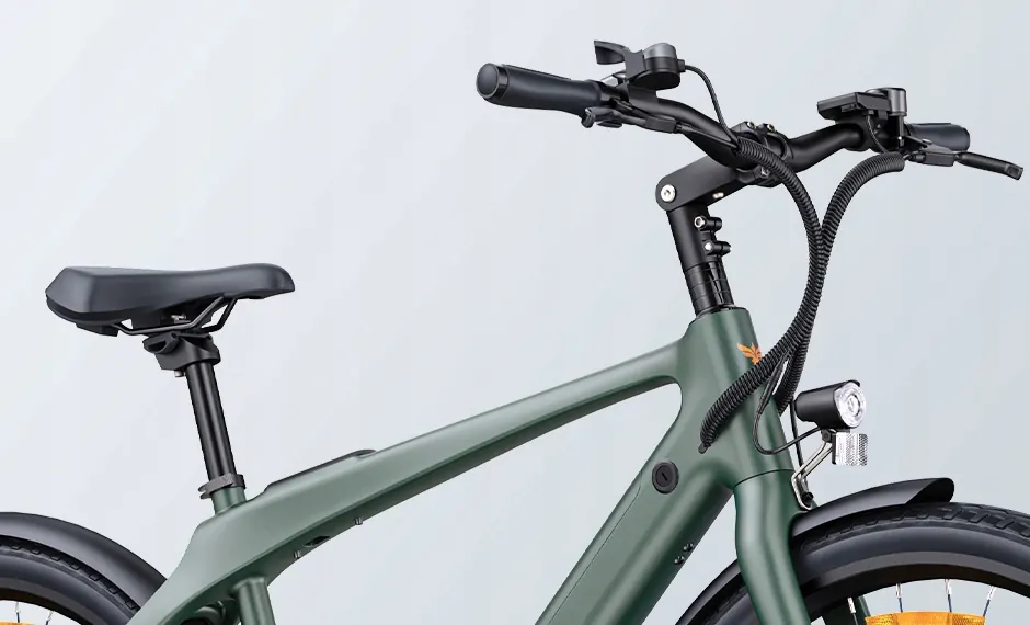 ENGWE MapFour N1 AIR ST electric bike suitable for girls, green