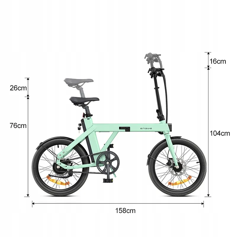 ENGWE P20 Carbon Belt Folding Electric Bike image 8