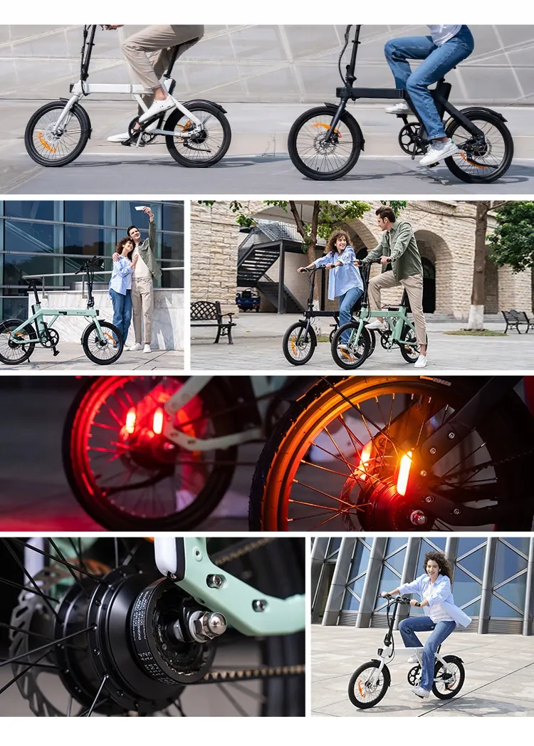 ENGWE P20 folding electric bike suitable for riders 158-198 cm