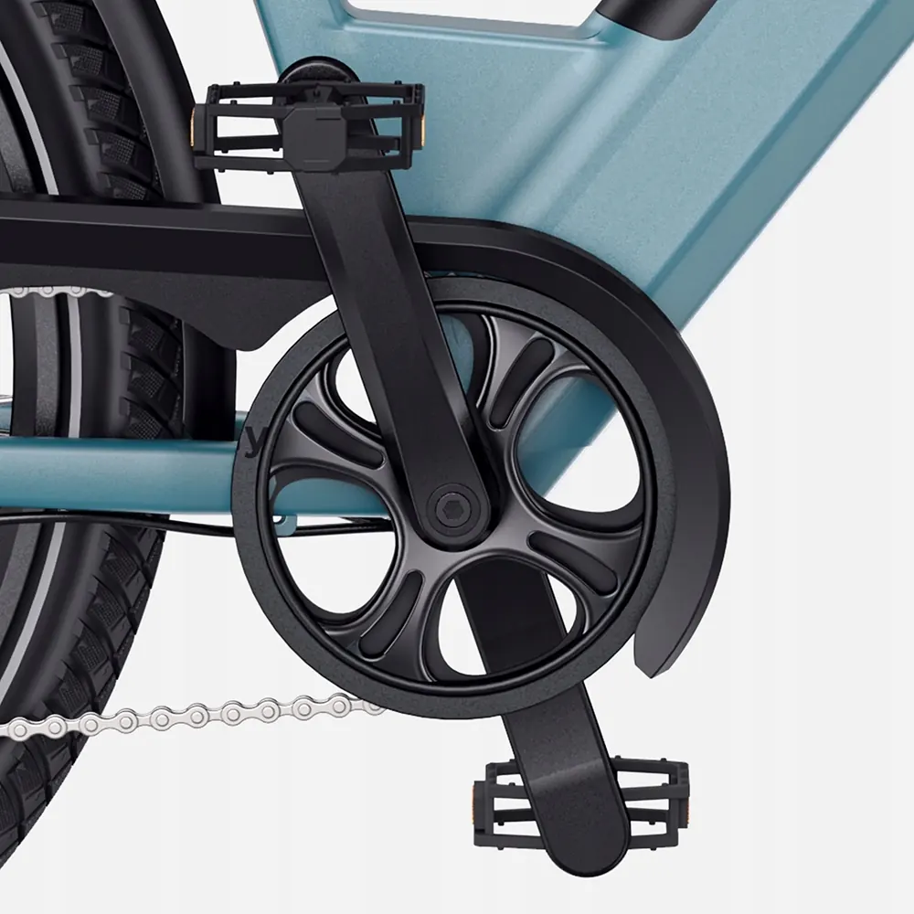 Engwe brand logo on the P275 SE electric bike frame