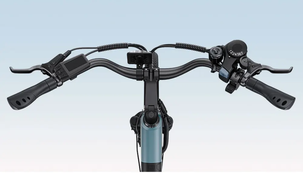 Engwe P275 SE electric bike in blue colour with step-through frame