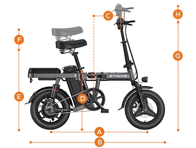 Engwe T14 Foldable Electric Bike image 2