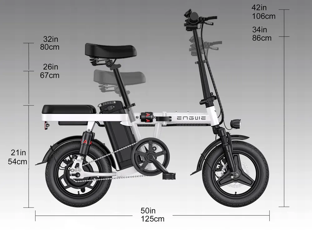 ENGWE T14 Folding City Electric Bike image 4