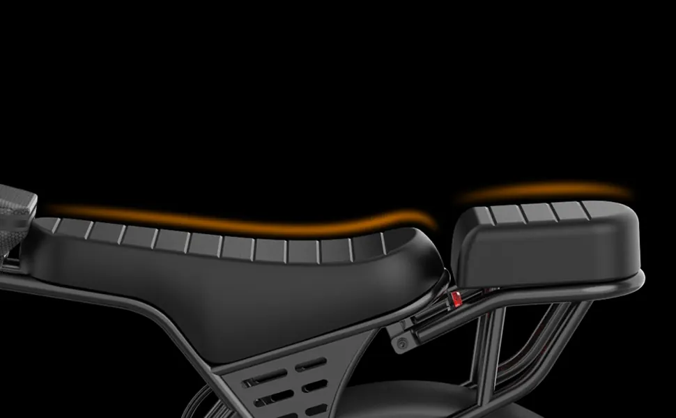 Aairsk X5 20 inch frame electric fat bike for mountain terrain.