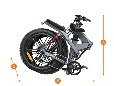 Engwe X20/X24/X26 All Terrain Foldable Electric Bike image 3
