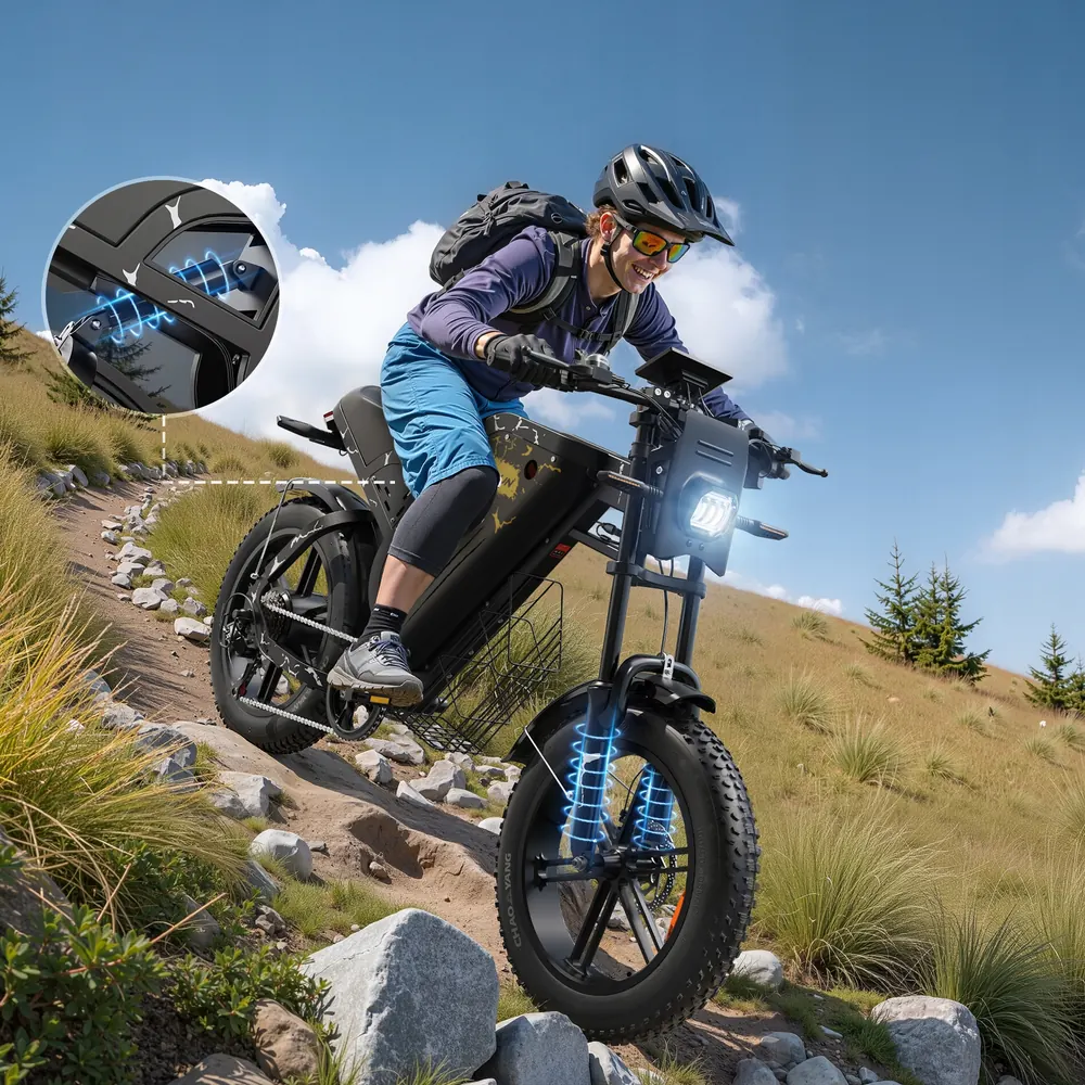 Varun X-Plorer Beast model electric bike with fat tires