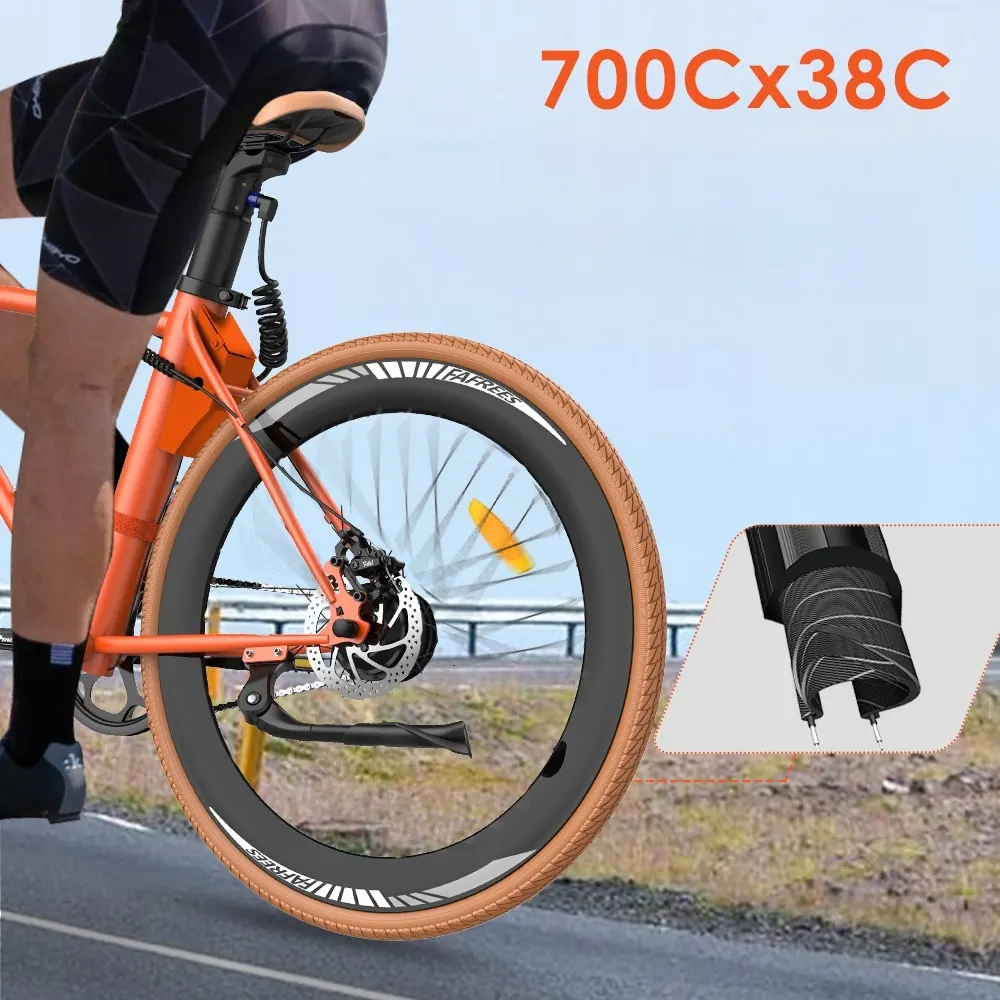 FAFREES F1 electric bike brand logo on frame