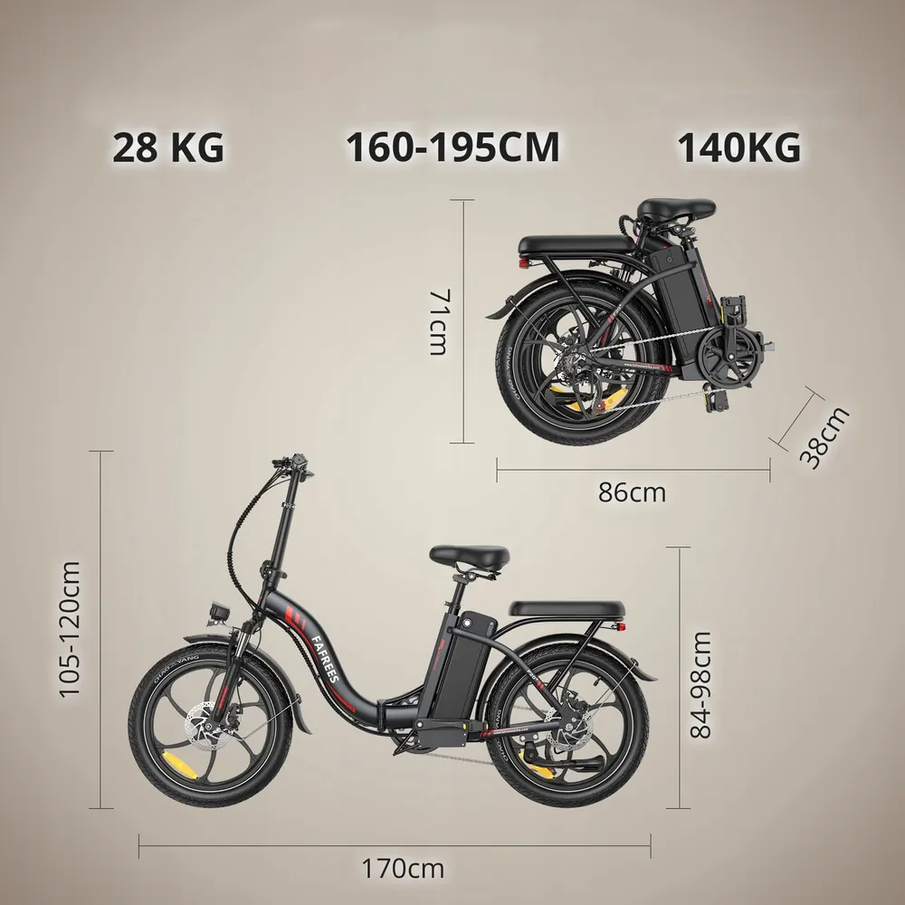 FAFREES F20+ Folding Electric Bike image 10