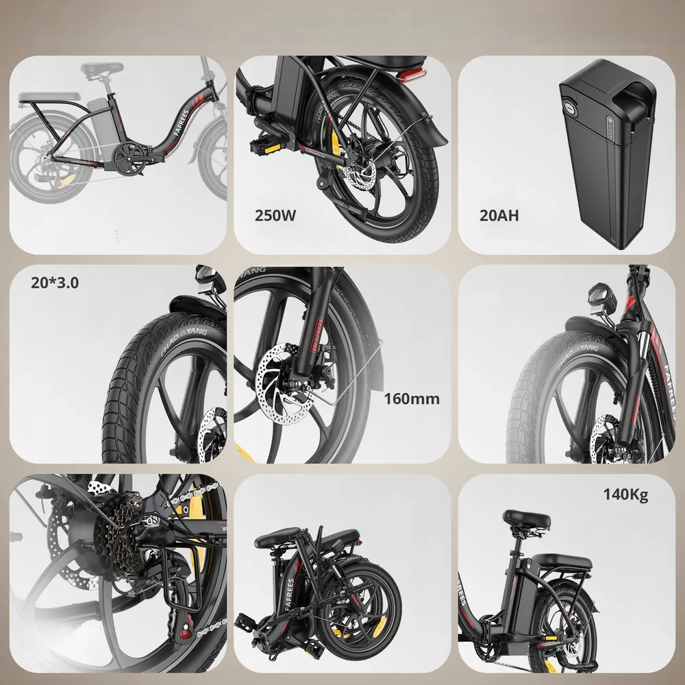FAFREES F20+ Folding Electric Bike image 3