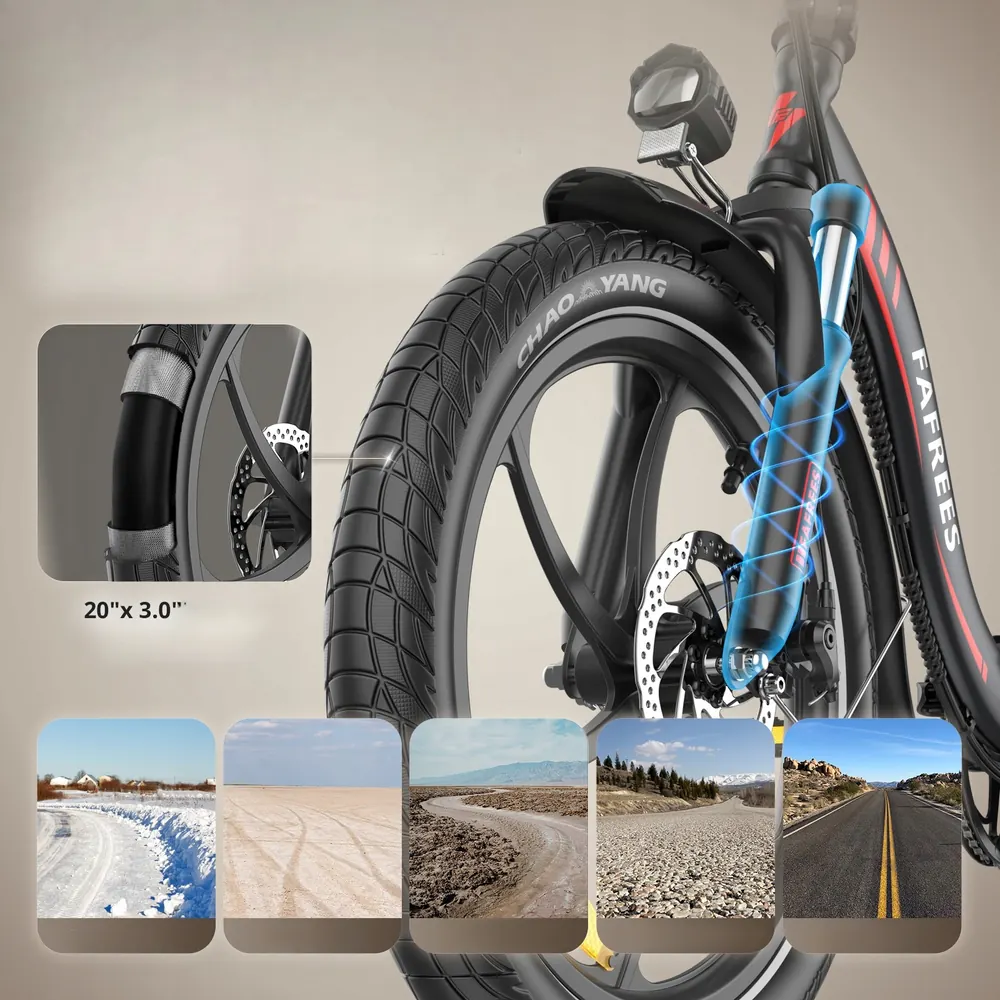FAFREES F20+ Folding Electric Bike image 7
