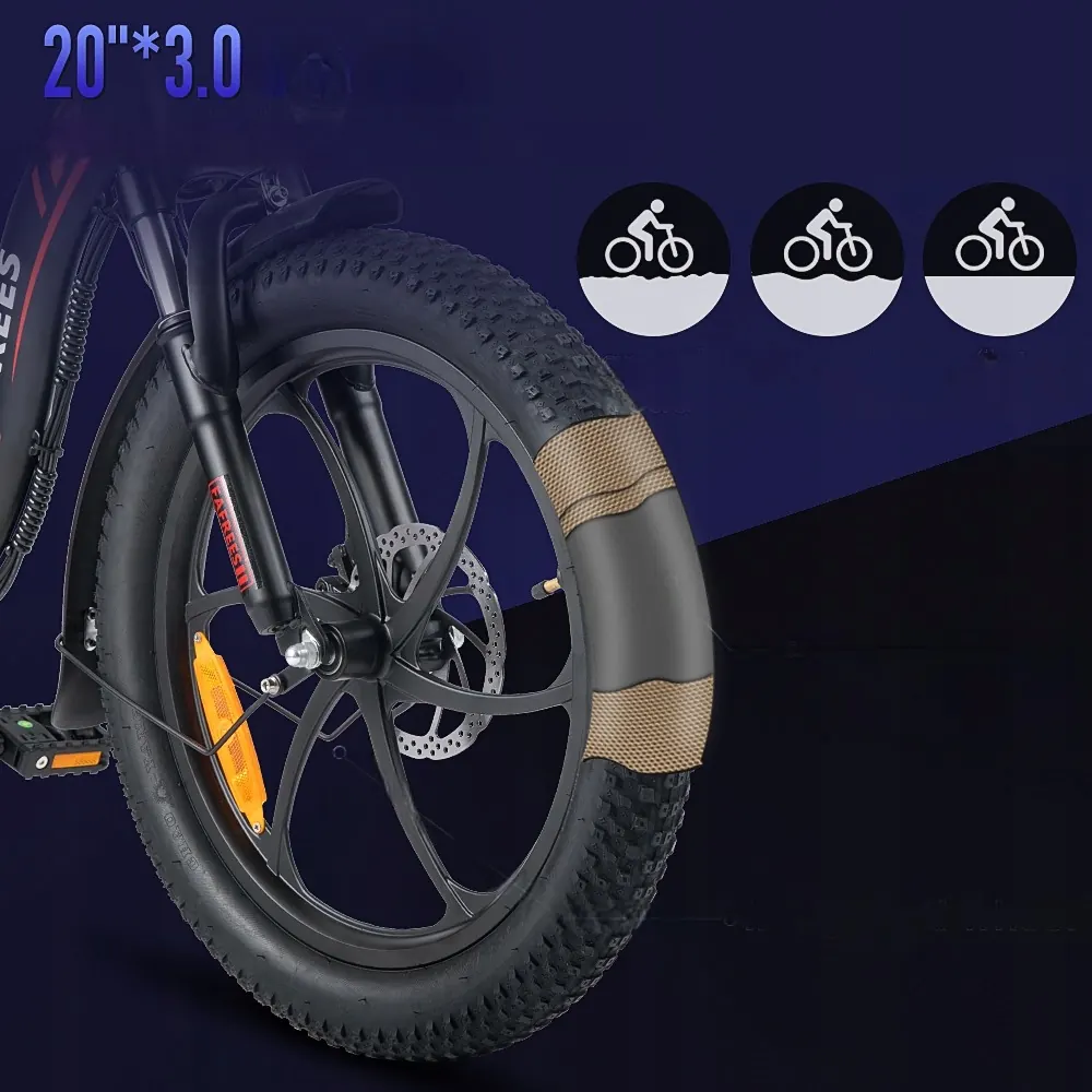 Fafrees F20 folding e-bike with 250W motor for efficient urban commuting