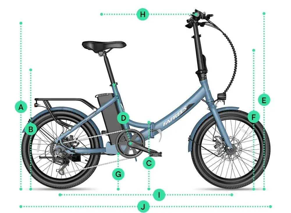 Fafrees F20 Light Folding Electric Bike image 2