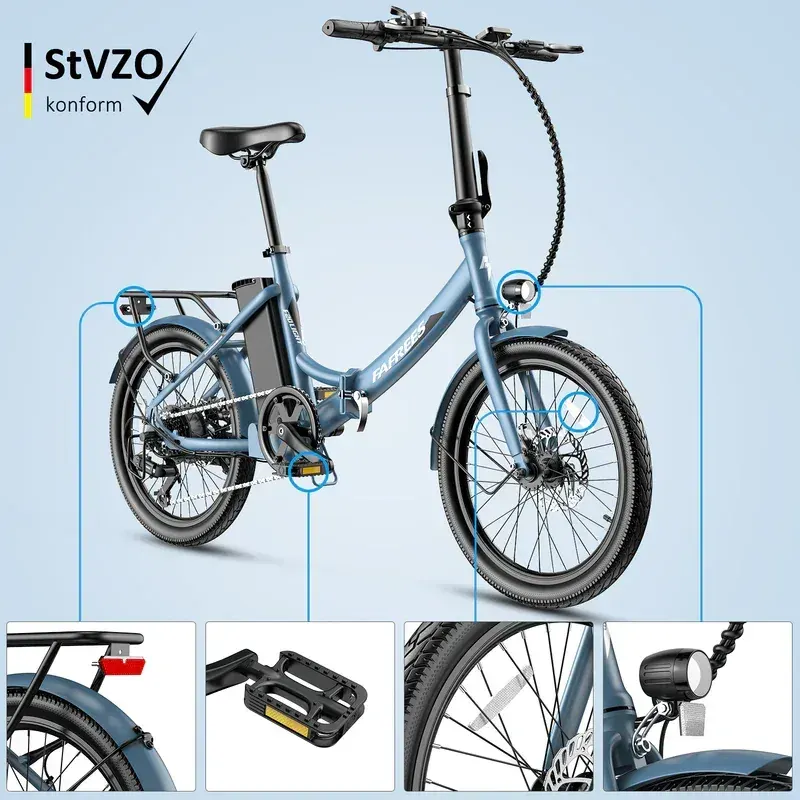 Fafrees F20 Light Folding Electric Bike image 5