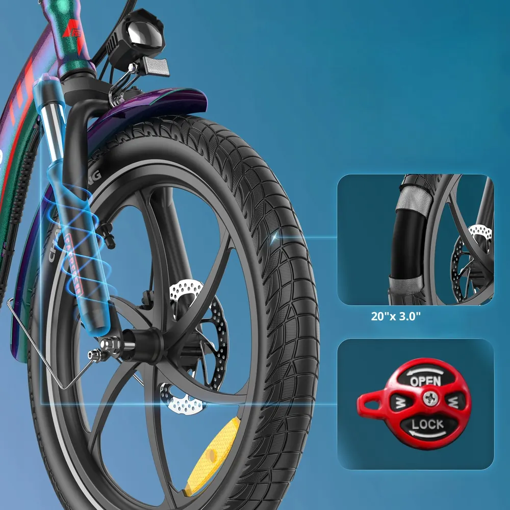 FAFREES F20+ Pro Folding Electric Bike image 5