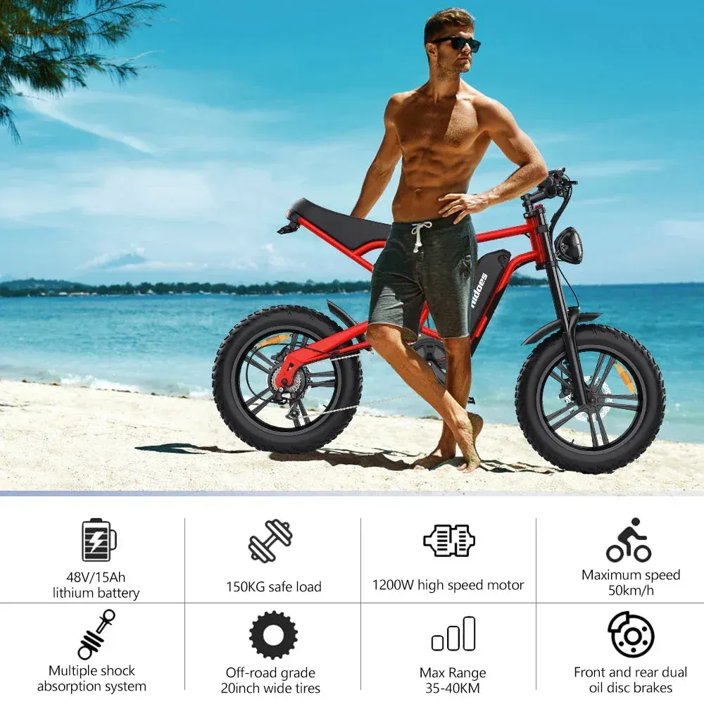 Hidoes B6 Cruiser Electric Bike for Adults image 10