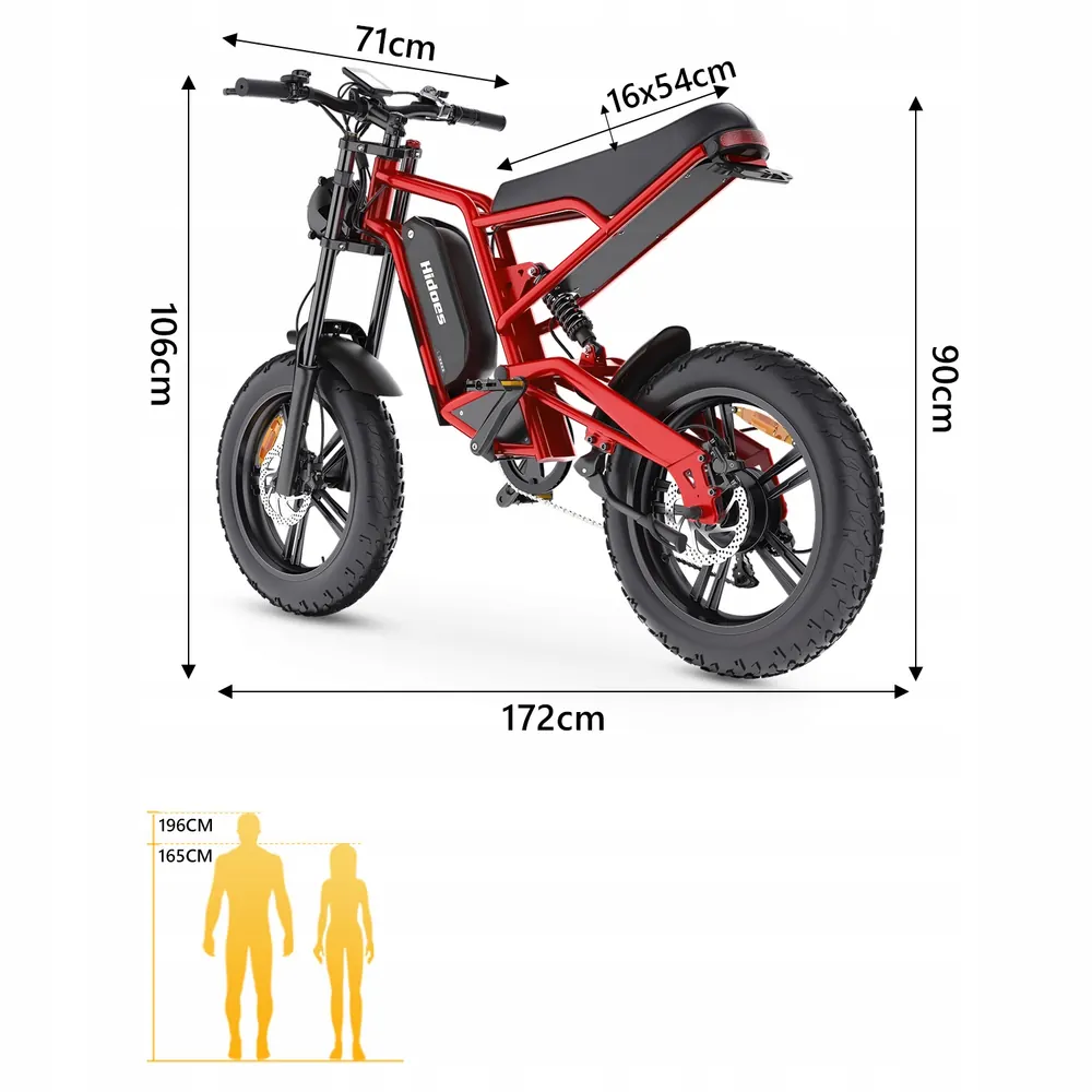 Hidoes B6 electric bike 20-inch wheels for agile city riding