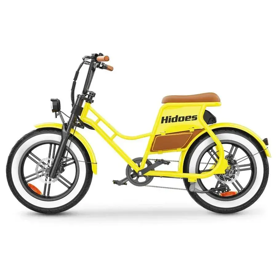 Hidoes C8 removable battery pack mounted on downtube, easy access