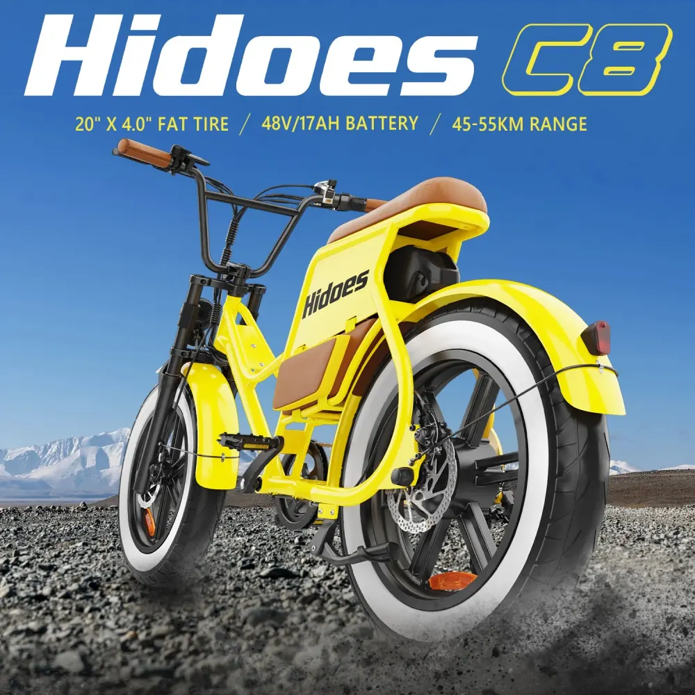Hidoes C8 Fat Tire Electric Bike image 8