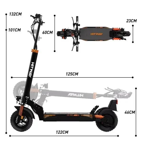 HITWAY H9 Folding Electric Scooter image 9