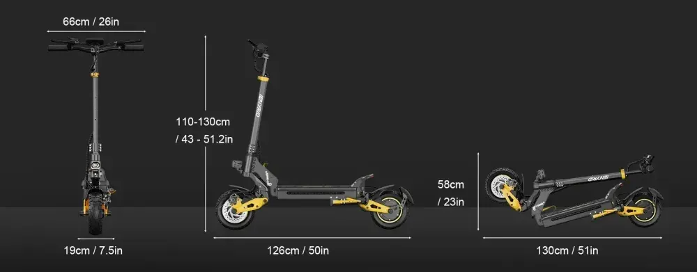 Ienyrid ES1 Dual Motor Off-Road Electric Scooter image 2