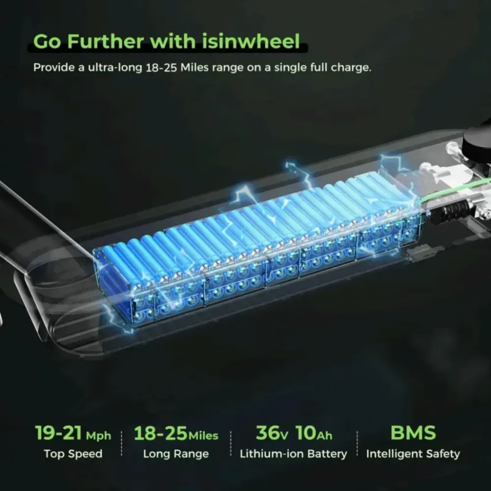 isinwheel S9Max Electric Scooter for Adults image 3
