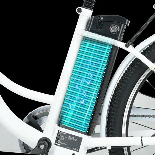 isinwheel U2 motor hub on rear wheel with mechanical brake