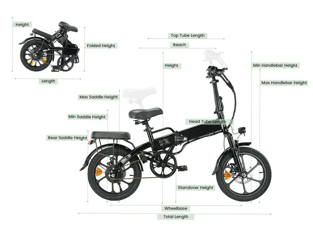 isinwheel U3 Foldable Electric Bike image 2