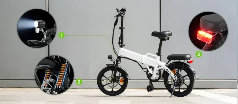 isinwheel U3 Foldable Electric Bike image 3