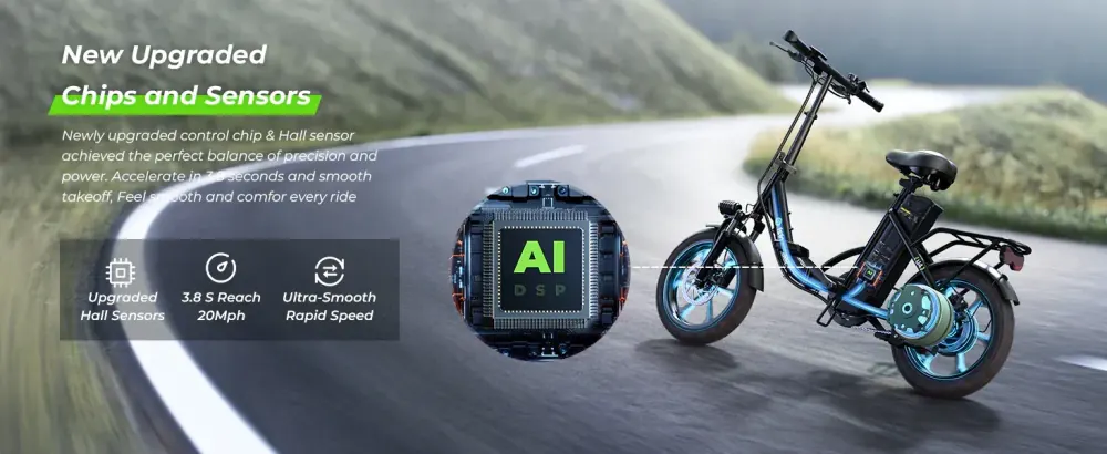isinwheel U4 Foldable Step-thru Electric Bike image 4
