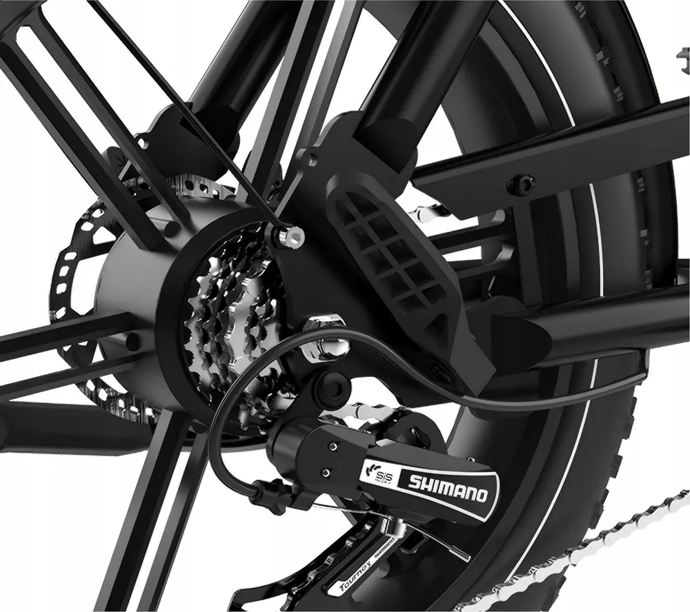 KOOLUX electric bike 750W 31.2Ah 50km/h 180km oil brake 20 inch suitable for 160-195 cm riders