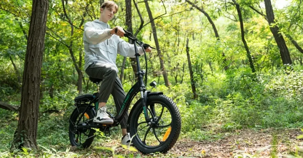 KOOLUX BK6S electric bike with 20-inch fat tires and 500W motor