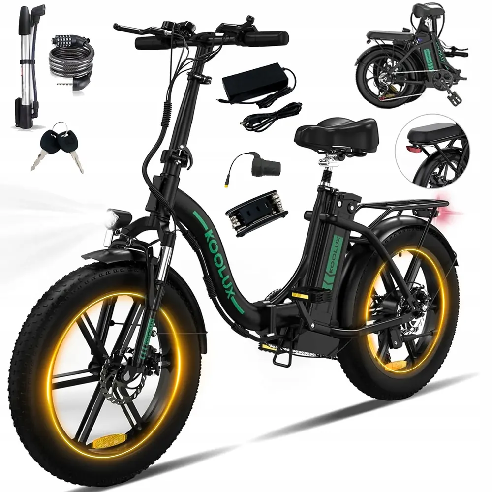 KOOLUX BK6S electric bike CE compliance certificates displayed