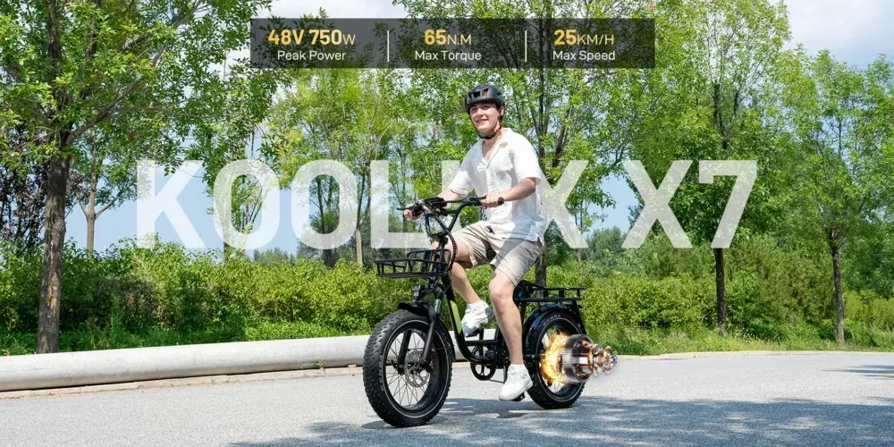 Koolux X7 Folding Electric Bike image 2