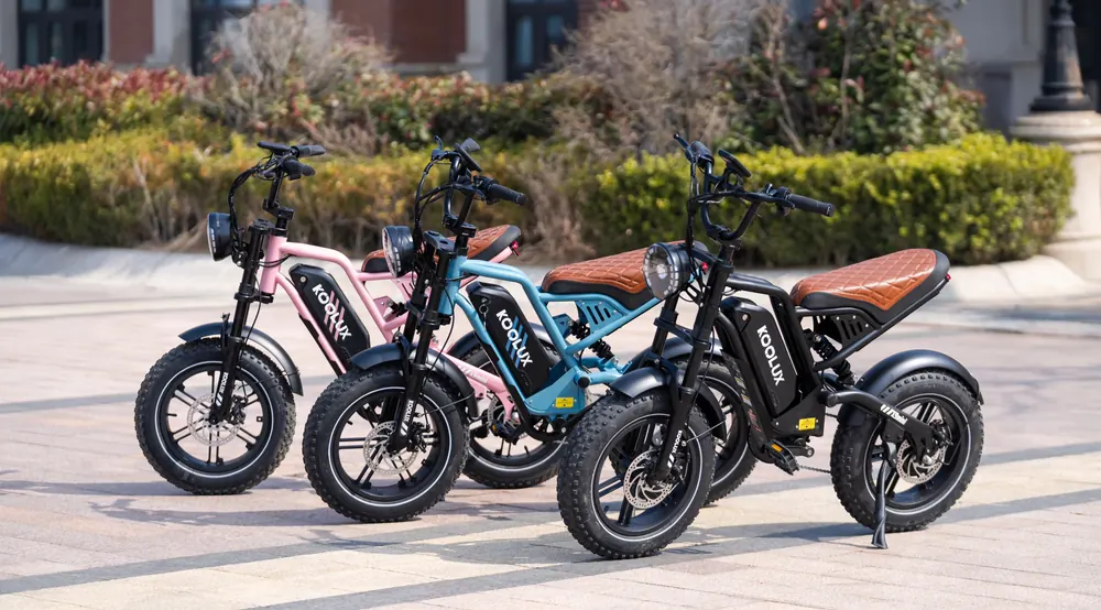 Koolux X9 Mini Fat Tyre Electric Bike image 13