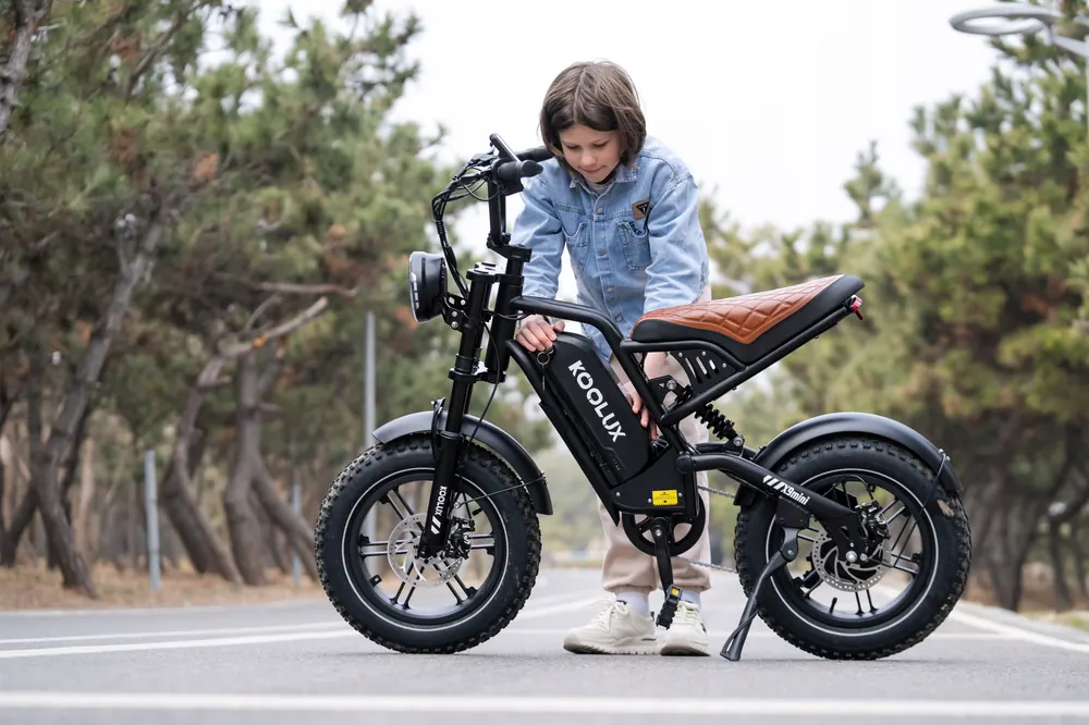 Koolux X9 Mini Fat Tyre Electric Bike image 14