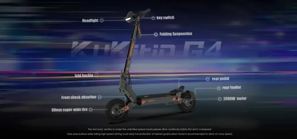 Kukirin G4 High-Performance Electric Scooter image 5