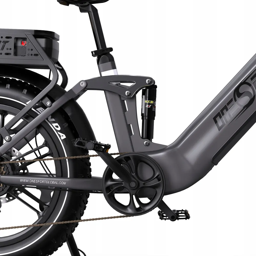 Onesport OT08 PRO electric mountain bike with dual battery and aluminium frame