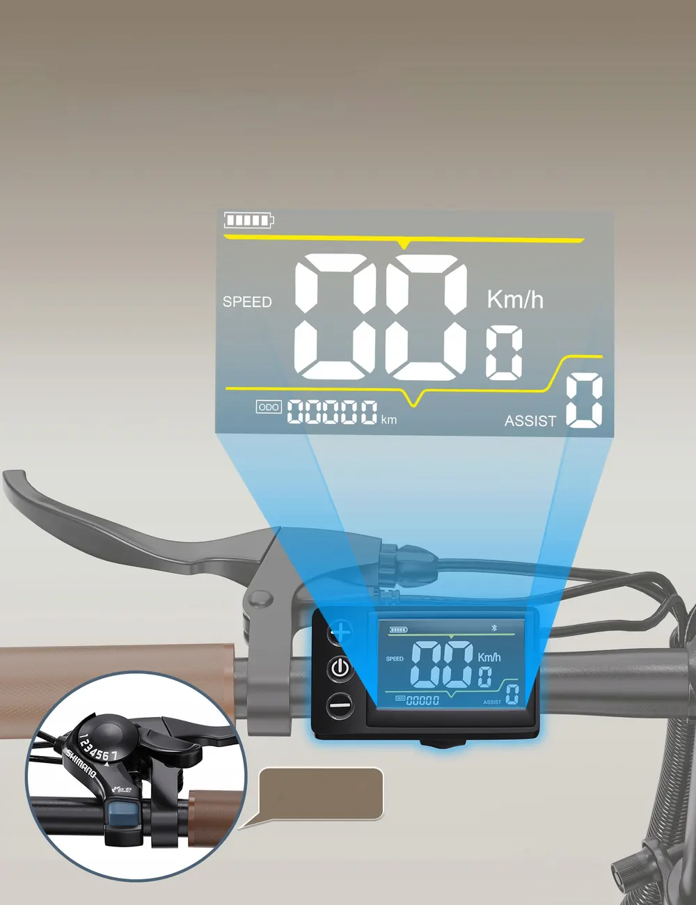 ONESPORT OT16-2 Folding Electric Bike image 3