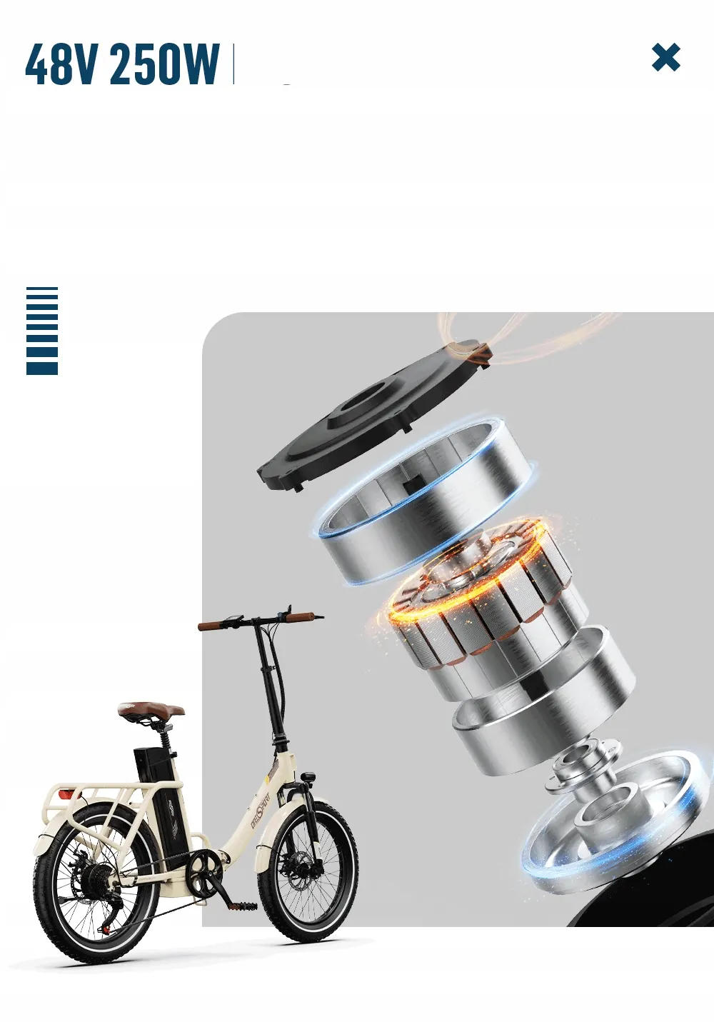 ONESPORT OT16-2 Folding Electric Bike image 9