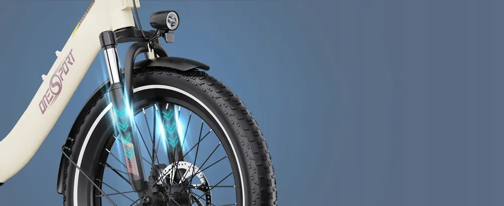 ONESPORT OT16-2 48V 17Ah 120km range folding e-bike model view