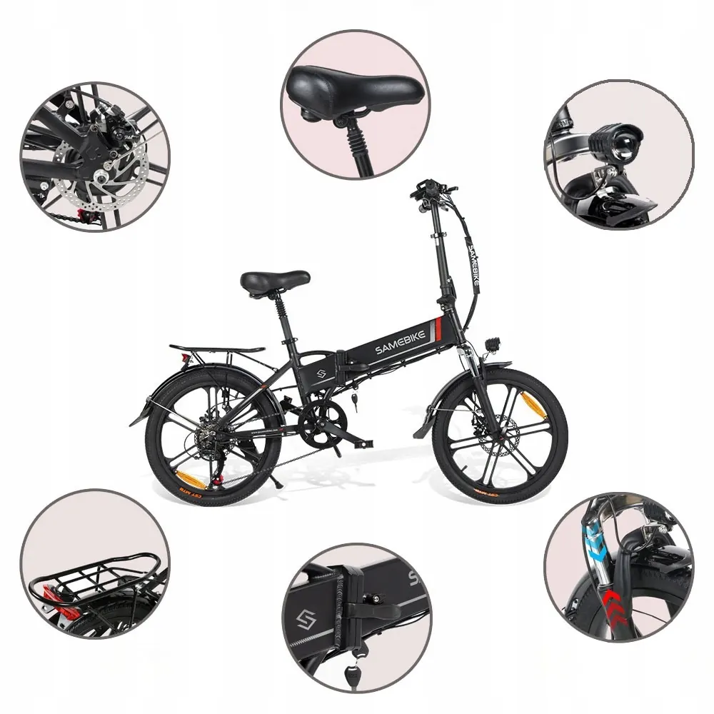 SAMEBIKE 20LVXD30-II Folding City Electric Bike image 8