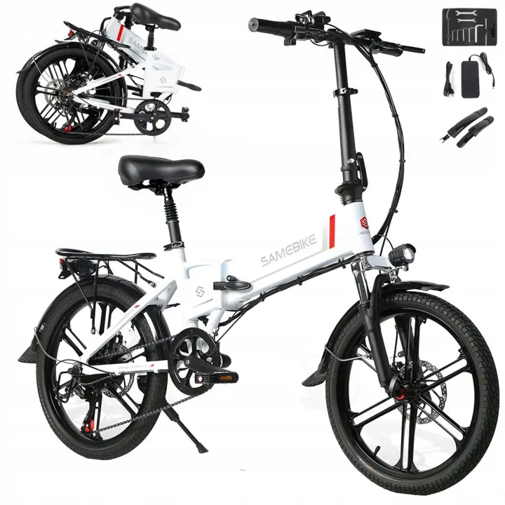 2026 SAMEBIKE 20LVXD30-II folding city electric bike 48V 80KM