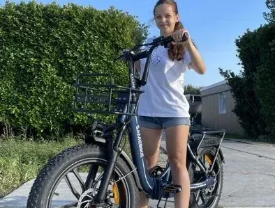 Samebike C05 Pro Step-through Foldable Fat Tire Ebike image 6