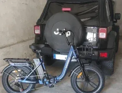 Samebike C05 Pro Step-through Foldable Fat Tire Ebike image 9