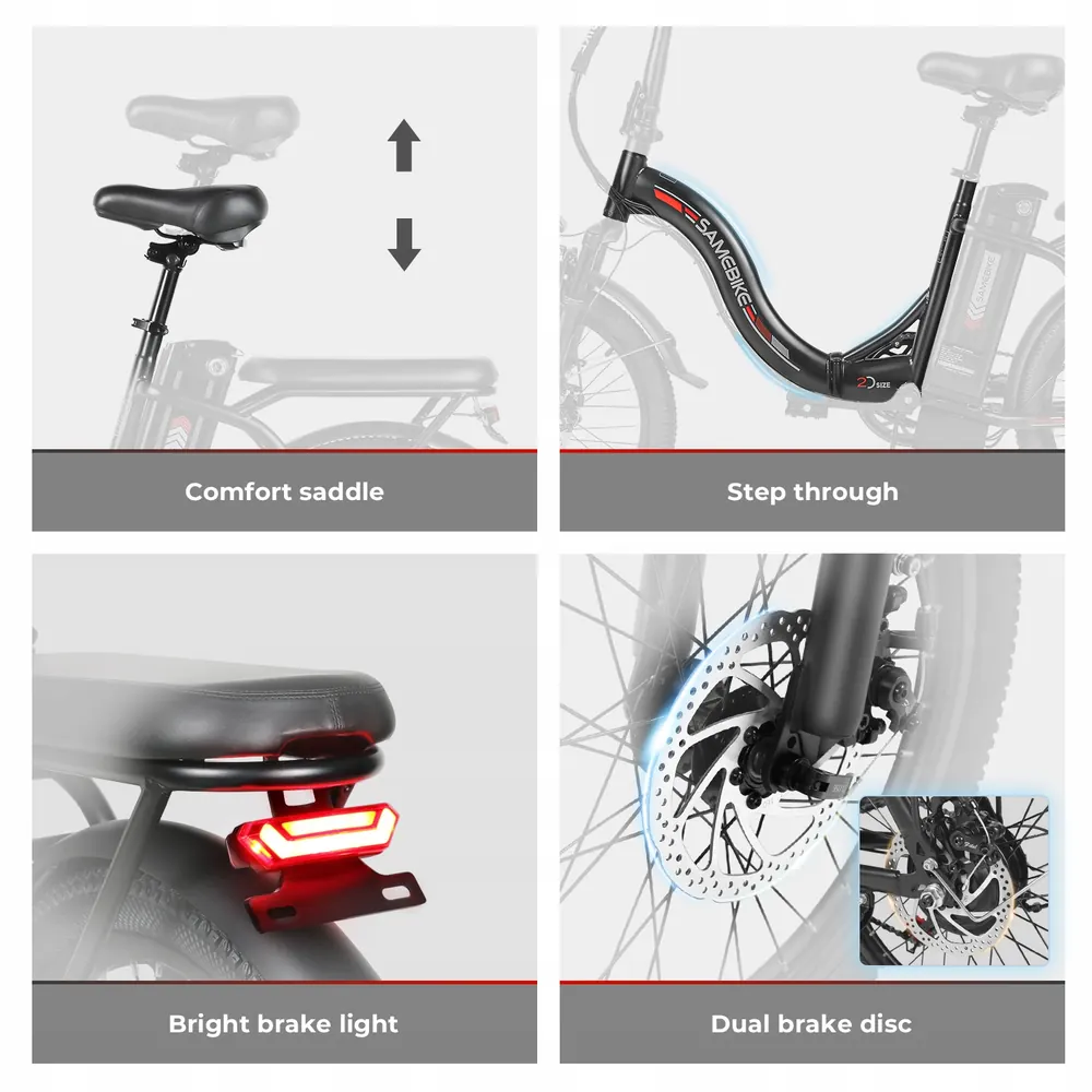 SAMEBIKE CY20 Folding Electric Bike image 13