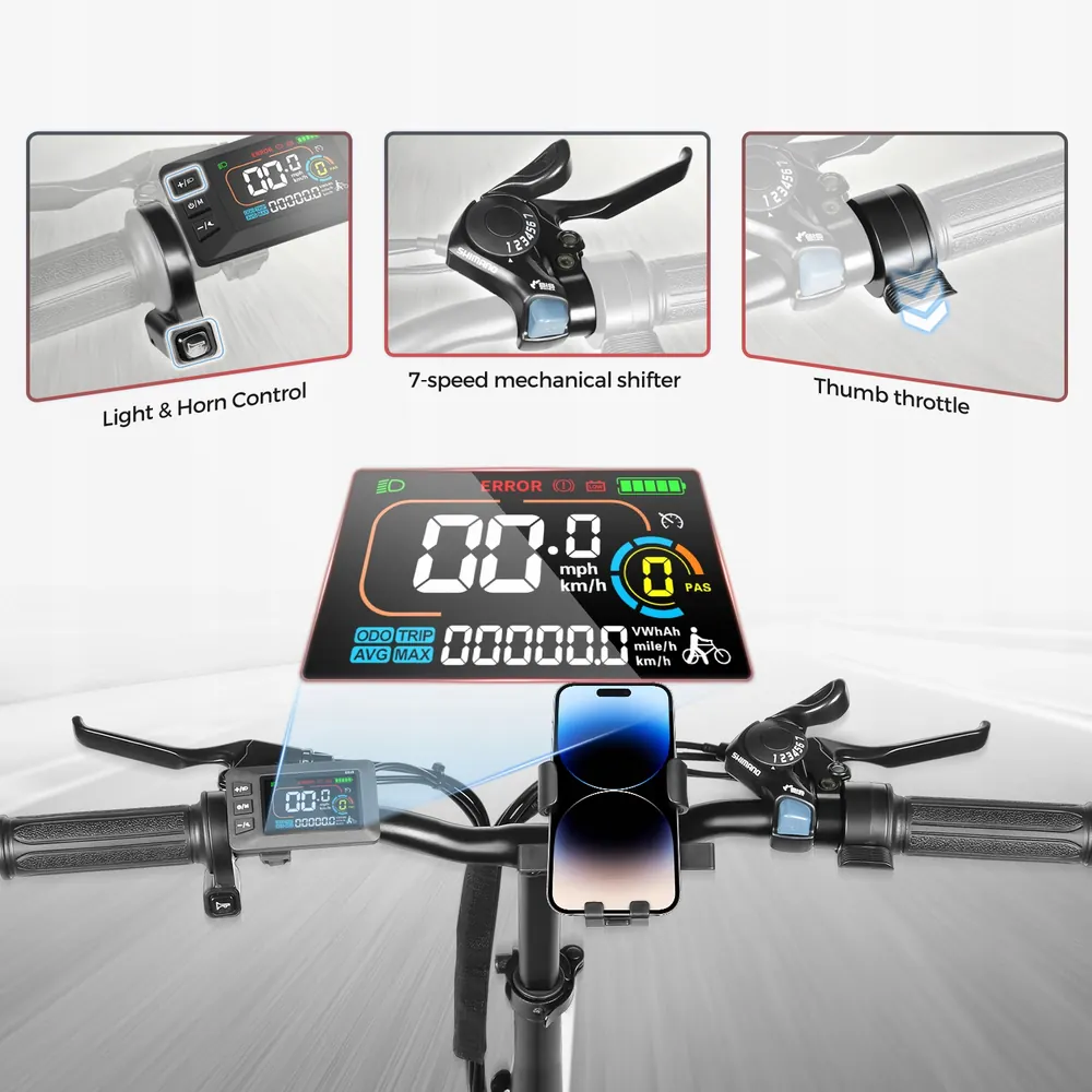 SAMEBIKE CY20 electric bike model code CY20-FT on frame