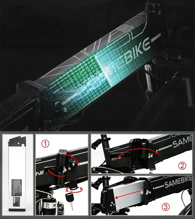 SAMEBIKE LO26-II-FT-YD 26-inch wheel folding e-bike