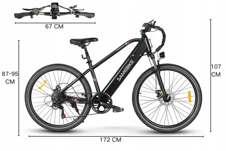 SAMEBIKE RS-A01 MEN1.0 Electric Mountain Bike image 15